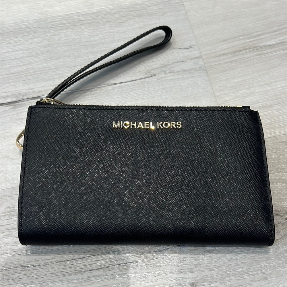 Michael Kors Black Wristlet